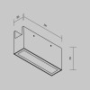 Уличный трековый светильник  Maytoni Outdoor Points O-TR01-2-S-10WW3K