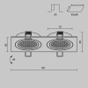 Встраиваемый светильник Technical DL024-2-02W-1(N)