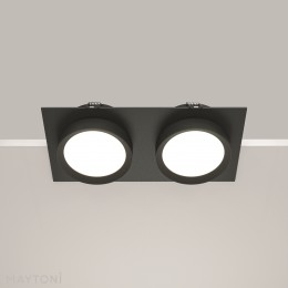 Встраиваемый светильник Technical DL086-02-GX53-SQ-B