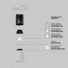 Встраиваемый светильник Technical DL120-10W-4K-TRS-W