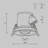 Встраиваемый светильник Technical DL127-8W3K-W