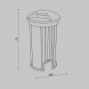 Встраиваемый светильник  Maytoni Outdoor Flash O044DL-L1S3K