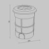 Встраиваемый светильник  Maytoni Outdoor Flash O044DL-L3S3K