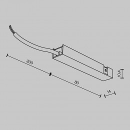 Комплектующие для трековой системы Technical TRA172B-1B