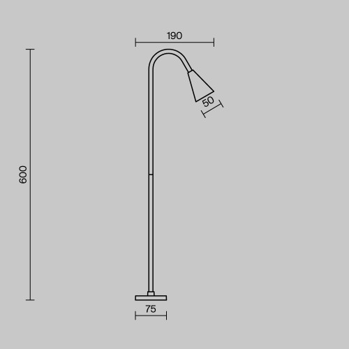 Ландшафтный светильник  Maytoni Outdoor Barb O531FL-L3B3K