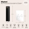 Ландшафтный светильник  Maytoni Outdoor Essen O596FL-L9B4K