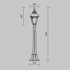 Ландшафтный светильник  Maytoni Outdoor Goiri O028FL-01BZ
