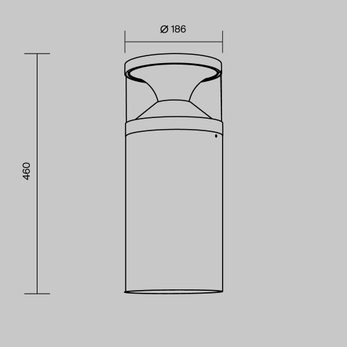 Ландшафтный светильник  Maytoni Outdoor Pyro O496FL-L21B3K1