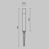 Ландшафтный светильник  Maytoni Outdoor Talpa O416FL-L3B3K1