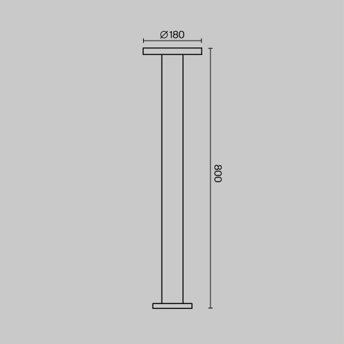 Ландшафтный светильник  Maytoni Outdoor Wald O420FL-L12GF1