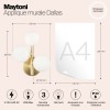Настенный светильник (бра) Maytoni Dallas MOD545WL-03BS