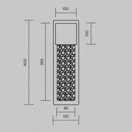 Настенный светильник (бра) Maytoni Golthic MOD474WL-L20B3K