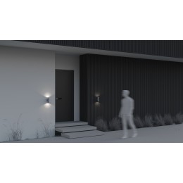 Настенный светильник (бра)  Maytoni Outdoor Bowery O574WL-02GR