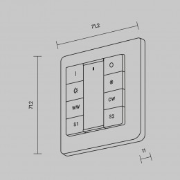 Панель управления Lighting control 721053