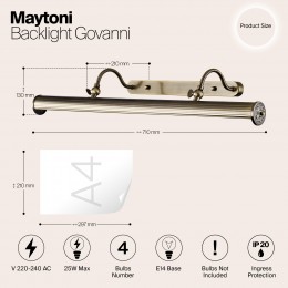 Подсветка Maytoni Govanni PIC119-44-R