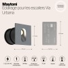 Подсветка для лестниц  Maytoni Outdoor Via Urbana O022-L3GR