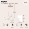 Подвесной светильник Maytoni Basic form MOD321PL-03G1