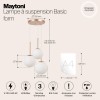 Подвесной светильник Maytoni Basic form MOD321PL-03G1