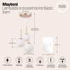 Подвесной светильник Maytoni Basic form MOD321PL-03G1