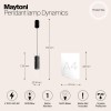 Подвесной светильник Maytoni Dynamics MOD326PL-01B