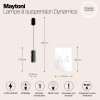 Подвесной светильник Maytoni Dynamics MOD326PL-01B