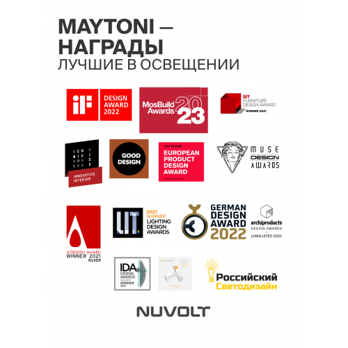 Подвесной светильник NUVOLT LPL-003GR