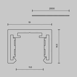 Шинопровод Technical TRX239-412B