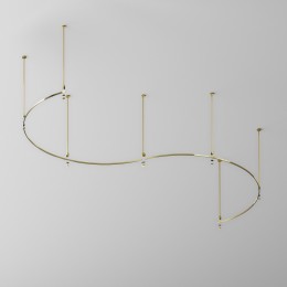 Шинопровод накладной/подвесной Technical TRX154-2SR-D1800-BS