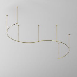 Шинопровод накладной/подвесной Technical TRX154-2SR-D1800-BS