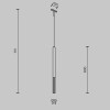 Трековый подвесной светильник Technical TR179-1-5WTW-M-B