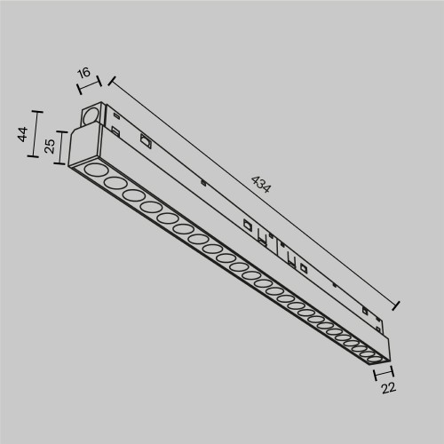 Трековый светильник Technical TR031-4-24WTW-M-DSZ-B