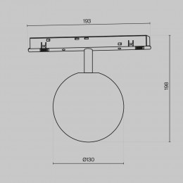 Трековый светильник Technical TR038-2-5W4K