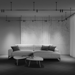 Трековый светильник Technical TR143-1-5W4K-W-B