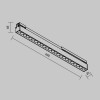 Уличный трековый светильник  Maytoni Outdoor Points O-TR02-2-S-24WB3K