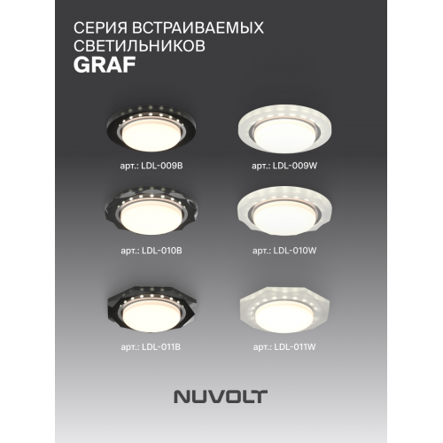 Встраиваемый светильник NUVOLT LDL-009B