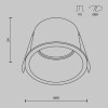 Встраиваемый светильник Technical DL049-01B