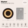 Встраиваемый светильник  Maytoni Outdoor Limo O037-L3B3K