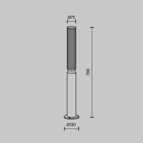 Ландшафтный светильник  Maytoni Outdoor Lit O593FL-L12GF3K