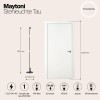 Напольный светильник (торшер) Maytoni Tau MOD166FL-L15B3K