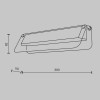 Настенный светильник (бра) Maytoni Flat MOD296WL-L6BS3K