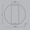 Настенный светильник (бра) Technical C079WL-L3B3K