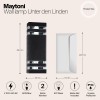 Настенный светильник (бра)  Maytoni Outdoor Unter den Linden O578WL-02B