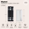Настенный светильник (бра)  Maytoni Outdoor Unter den Linden O578WL-02B