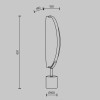 Настольный светильник Maytoni Breeze MOD281TL-L15BS3K