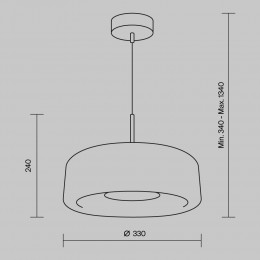 Подвесной светильник Maytoni Madmen MOD127PL-L6BR