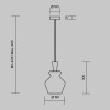 Подвесной светильник Maytoni Toys MOD405PL-01W1