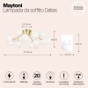 Потолочный светильник Maytoni Dallas MOD545CL-20BS