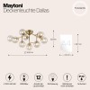 Потолочный светильник Maytoni Dallas MOD545PL-12G
