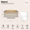 Потолочный светильник Maytoni Dune DIA005CL-06G