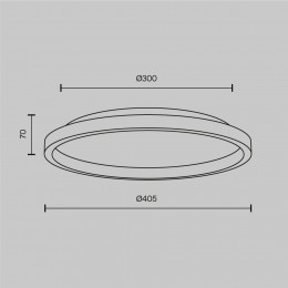 Потолочный светильник Maytoni Orign MOD311CL-L27B3K